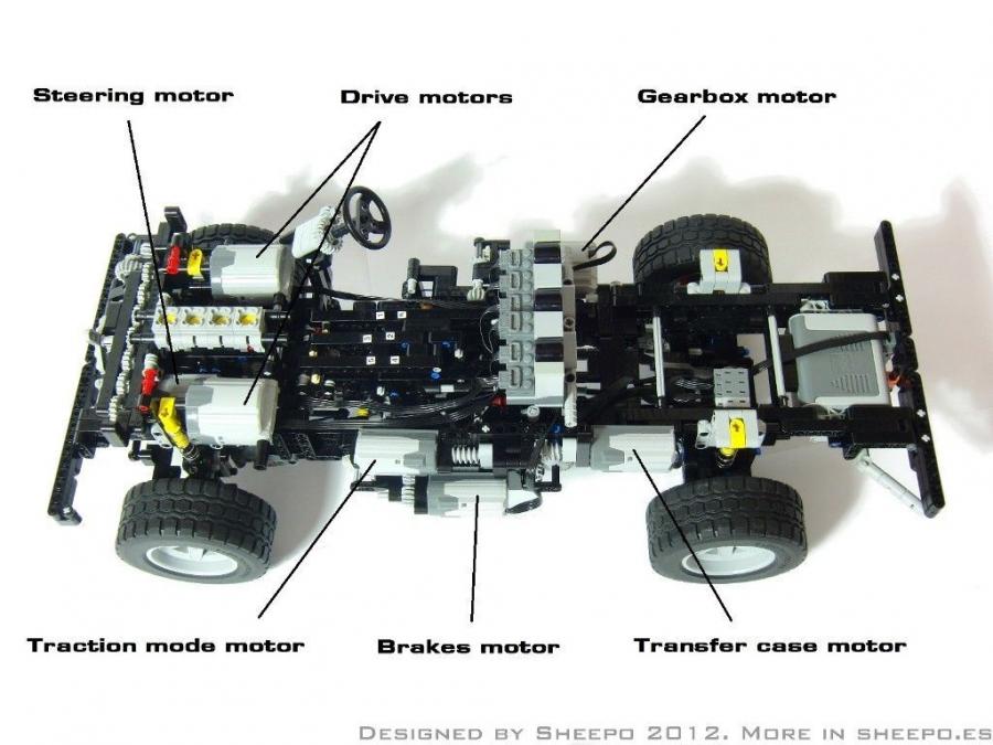  Land Rover Defender 110 by Lego 2012 года  (фото 11 из 12)